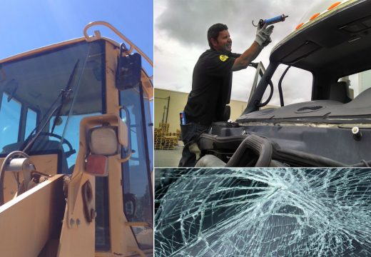 Glass Repair for Heavy Equipment and Semi-Trucks